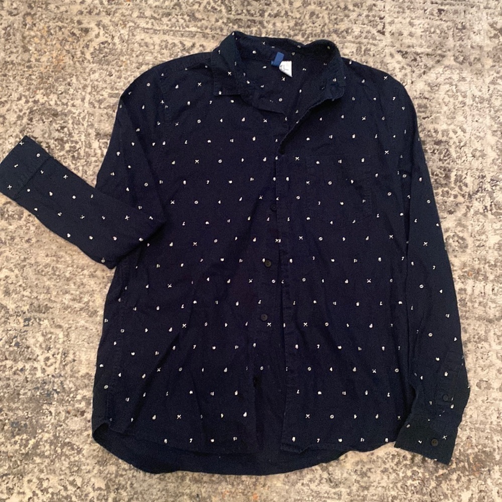 Divided navy shirt - medium